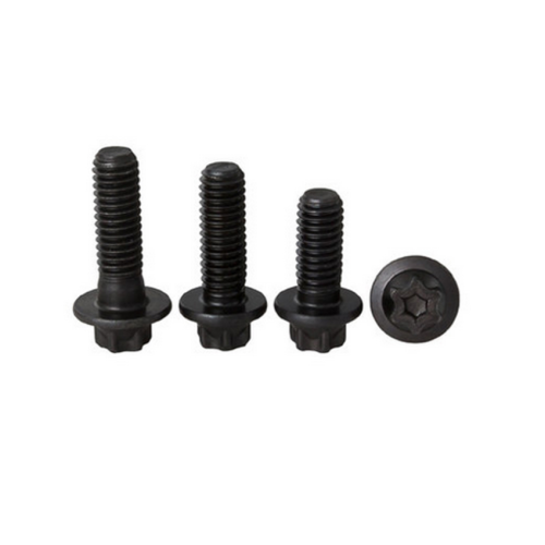 Custom com Black Zinc Bated Flange Hex Bolt